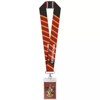 Harry Potter Deluxe Lanyard with Card Holder Gryffindor
