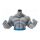 Marvel Coin Bank Hulk Grey