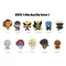 Marvel 3D Foam Bag Clips X-men Classic Series 3 Display (24)