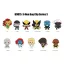 Marvel 3D Foam Bag Clips X-men Classic Series 3 Display (24)