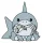 Marvel 3D Foam Magnet Jeff The Land Shark