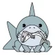 Marvel 3D Foam Magnet Jeff The Land Shark