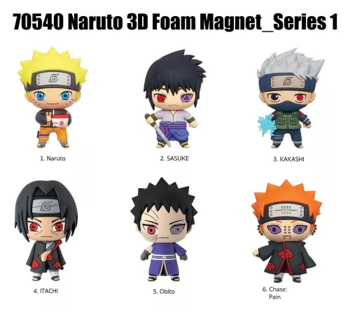 Naruto Magnets blind pack Display (12)