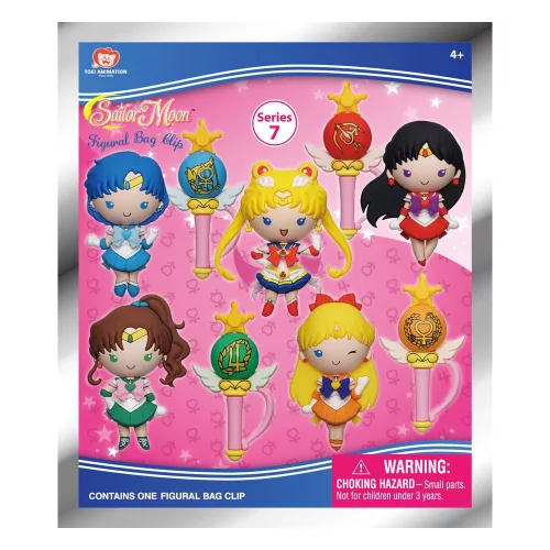 Sailor Moon 3D PVC Bag Clips Series 7 Display (24)