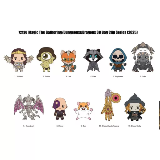 Magic the Gathering 3D PVC Bag Clips Series 1 Display (24)