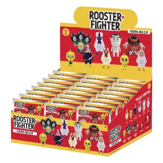   Rooster Fighter 3D PVC Bag Clips Series 1 Blind Bag Display (24)