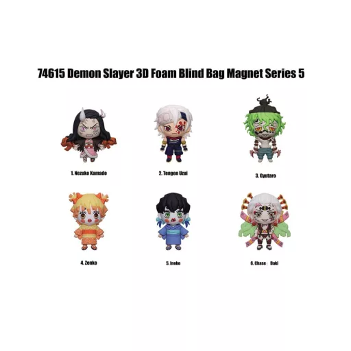 Demon Slayer Magnets blind pack Series 5 Display (12)