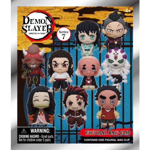 Demon Slayer 3D PVC Bag Clips Series 7 Display (24)