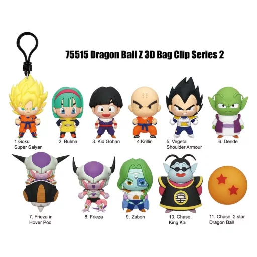 Dragon Ball 3D PVC Bag Clips Series 2 Blind Bag Display (24)