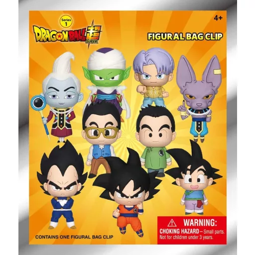 Dragon Ball Super 3D PVC Bag Clips Series 1 Display (24)