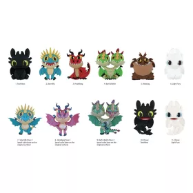   Így Neveld a Sárkányodat (How To Train Your Dragon) 3D PVC Bag Clips Series 1 Display (24)