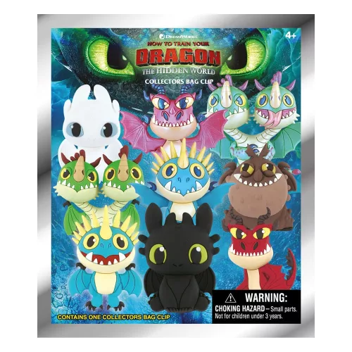 Így Neveld a Sárkányodat (How To Train Your Dragon) 3D PVC Bag Clips Series 1 Display (24)