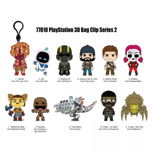Sony PlayStation 3D Foam Bag Clips Series 2 Display (24)