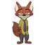Zootopia 3D Foam Magnet Nick Wilde