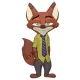 Zootopia 3D Foam Magnet Nick Wilde