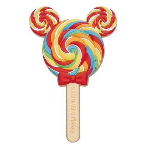 Disney Soft Touch Magnet Mickey Lollipop Red