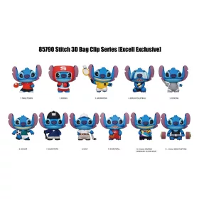Lilo & Stitch 3D PVC Bag Clips  Series 1 Sport Display (24)