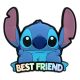 Lilo & Stitch Soft Touch Magnet Best Friend