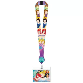 Disney Princess Deluxe Lanyard with Card Holder Retractable
