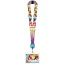 Disney Princess Deluxe Lanyard with Card Holder Retractable