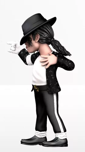 Michael Jackson Minix Figure Billie Jean 12 cm
