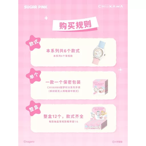 Chiikawa Watch Collection Blind Box Display (12)