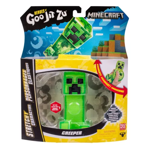 Minecraft Heroes of Goo Jit Zu Meteor Madness Stretch Figura Creeper 12 cm