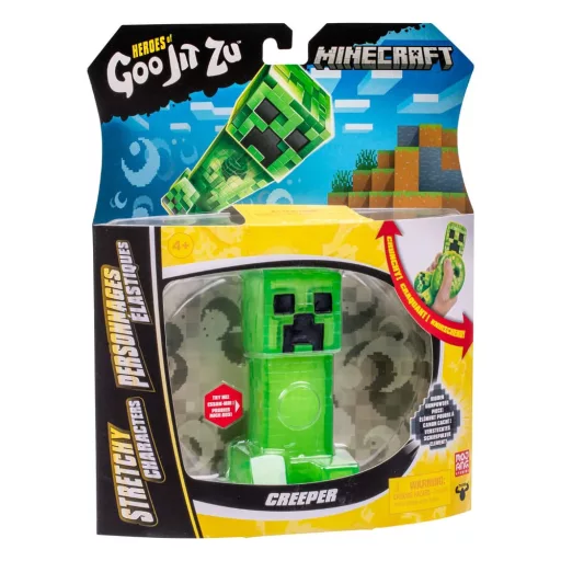 Minecraft Heroes of Goo Jit Zu Meteor Madness Stretch Figura Creeper 12 cm
