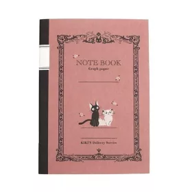 Kiki's Delivery Service Retro Notebook Jiji Red