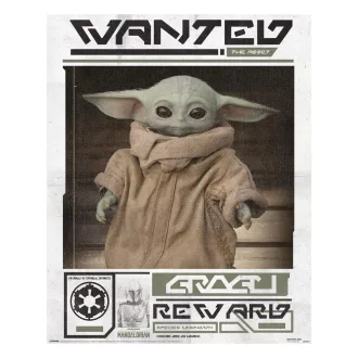   Star Wars: The Mandalorian Poster Pack Grogu Wanted 40 x 50 cm (4)