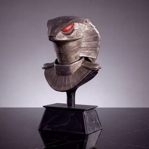 Stargate Desktop Replica Helmet Replica Serpent Guard Helmet Apophis 15 cm