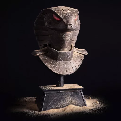 Stargate Desktop Replica Helmet Replica Serpent Guard Helmet Apophis 15 cm