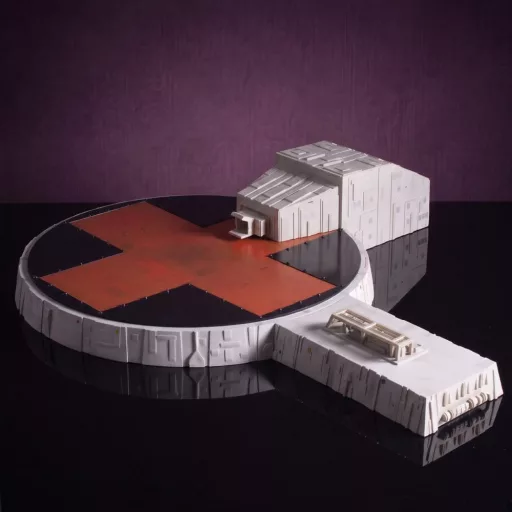Space 1999 Playset Landing Pad (with Eagle Transporter) 46 cm