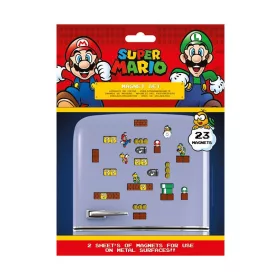 Super Mario Fridge Magnets Mushroom Kingdom