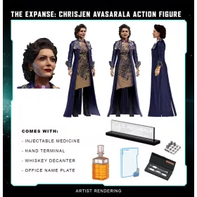 The Expanse Action Figure Chrisjen Avasarala 20 cm