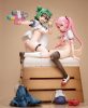 Poyoyon Rock Artwork Collection PVC Statue 1/5.5 Midori & Pink Sukumizu 28 cm