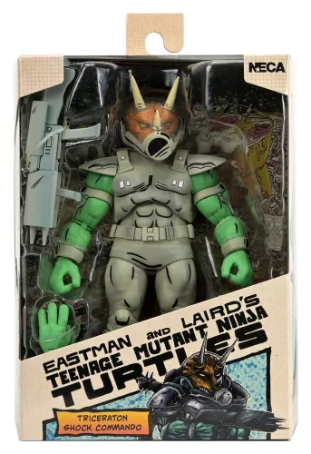 Teenage Mutant Ninja Turtles (Mirage Comics) Action Figure Shock Commando Triceraton 18 cm