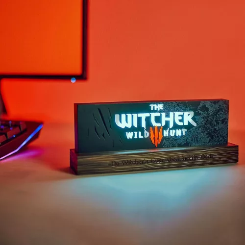 Assassin's Creed LED-Lámpa Wild Hunt Logo 22 cm