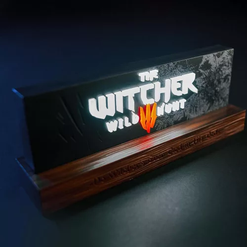 Assassin's Creed LED-Lámpa Wild Hunt Logo 22 cm
