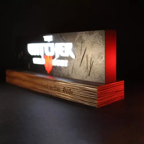 Assassin's Creed LED-Lámpa Wild Hunt Logo 22 cm