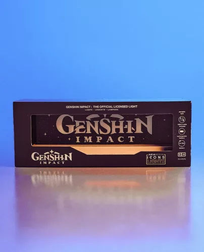 Genshin Impact LED-lámpa Logo 22 cm