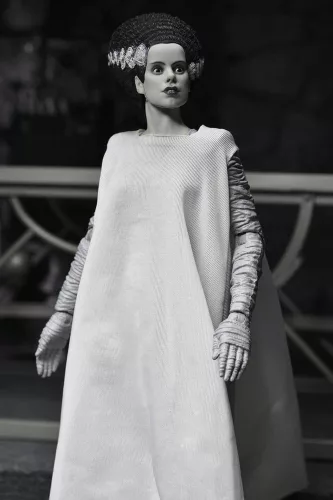 Universal Monsters 2-Pack Action Figure Bride of Frankenstein 90th Anniversary The Monster & His Mate (B&W) 18 cm