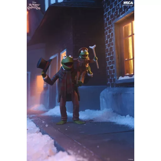 The Muppet Christmas Carol Ultimate Action Figures 2-Pack Kermit as Bob Cratchit & Robin as Tiny Tim 18 cm