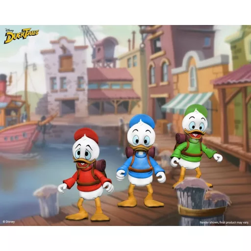 DuckTales Ultimate Action Figures 3-Pack Huey, Dewey, and Louie 18 cm