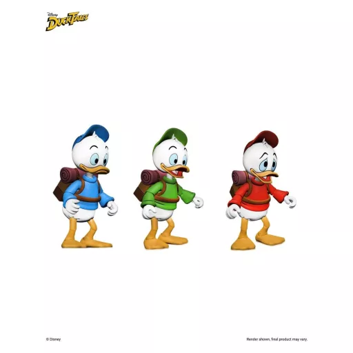 DuckTales Ultimate Action Figures 3-Pack Huey, Dewey, and Louie 18 cm