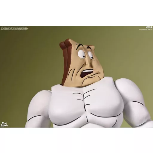 The Ren & Stimpy Show Action Figure Ultimate Powdered Toast Man 18 cm