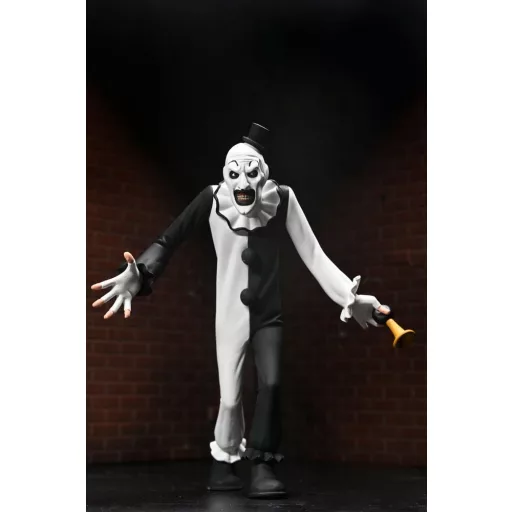 Terrifier Toony Terrors Action Figure Art the Clown 15 cm