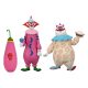 Killer Klowns from Outer Space Toony Terrors Action Figure 2-Pack Slim & Chubby 15 cm