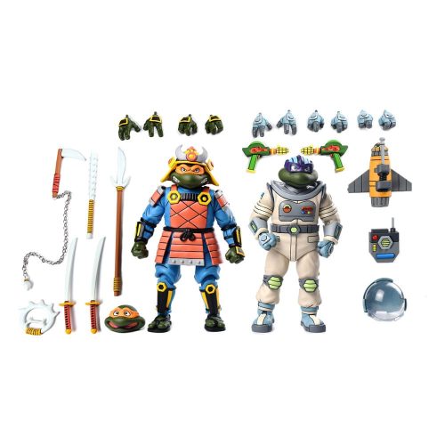 Teenage Mutant Ninja Turtles (Cartoon) Figura 2 Pack Space Adventure & Samurai Turtles 18 cm