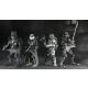 Universal Monsters x Teenage Mutant Ninja Turtles Figurák 4-Pack Turtles Black & White 18 cm